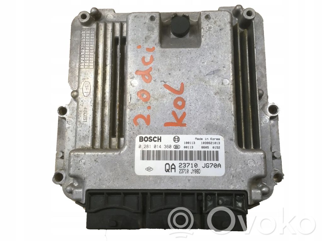 Renault Koleos I Calculateur moteur ECU 