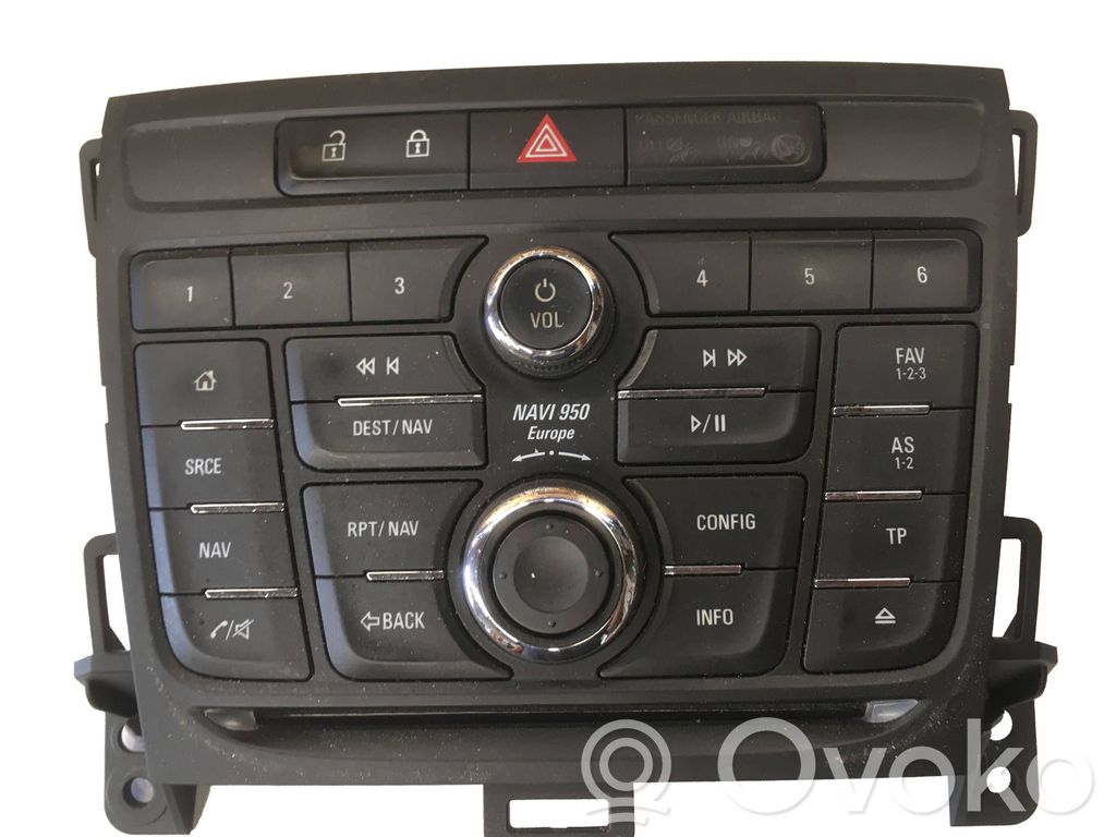 Opel Zafira C Multifunctional control switch/knob 
