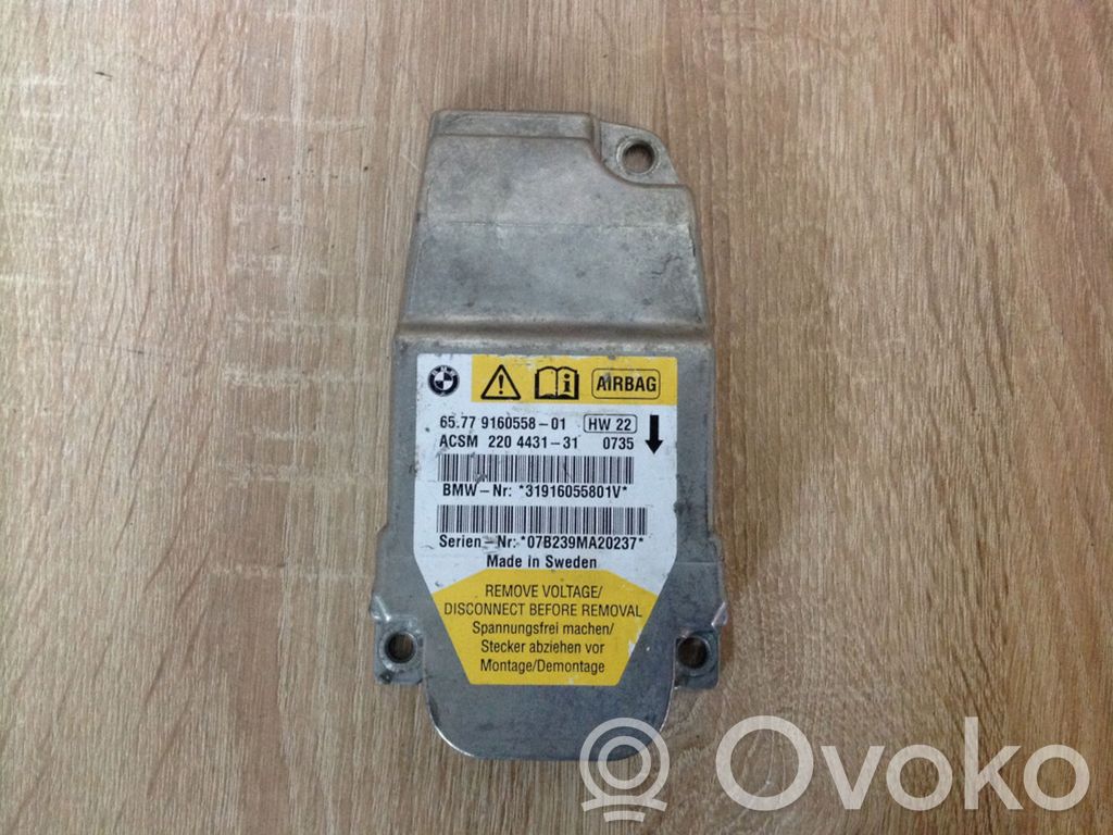 BMW 5 E60 E61 Airbag control unit/module 