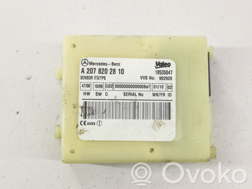 Mercedes-Benz E A207 Module de commande de siège 