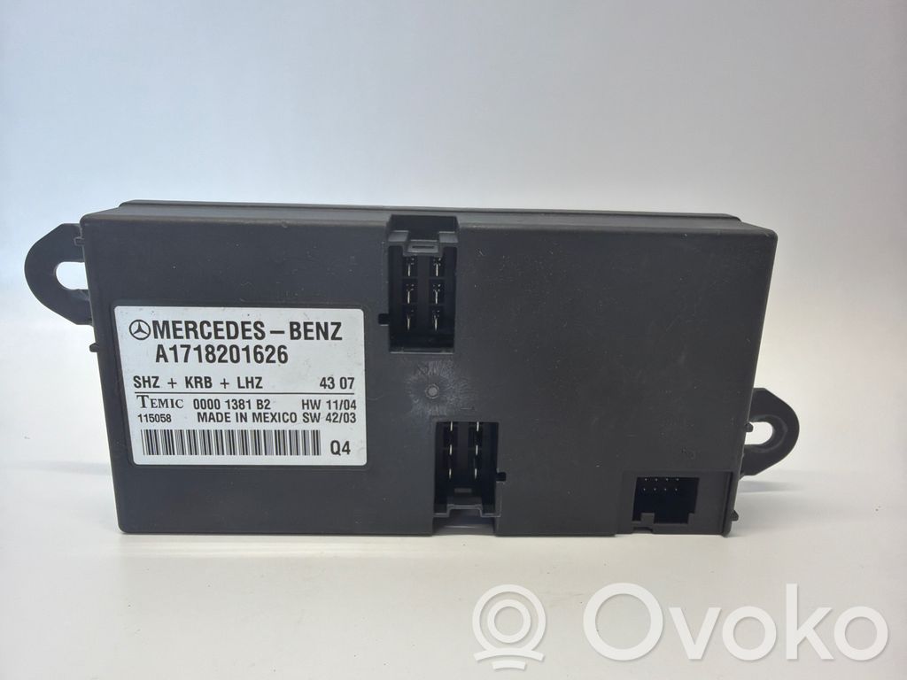 Mercedes-Benz SLK R171 Unidad de control del asiento 