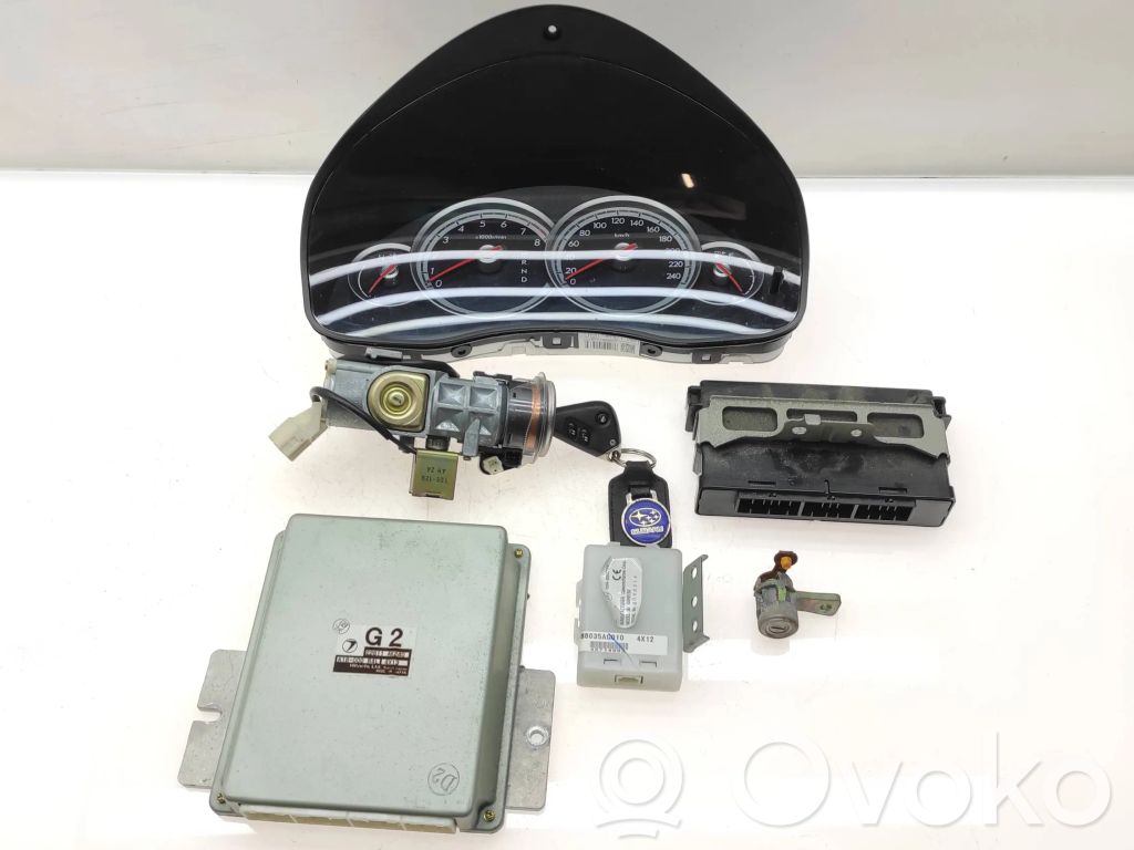 Subaru Legacy Juego de cerradura y set ECU del motor 