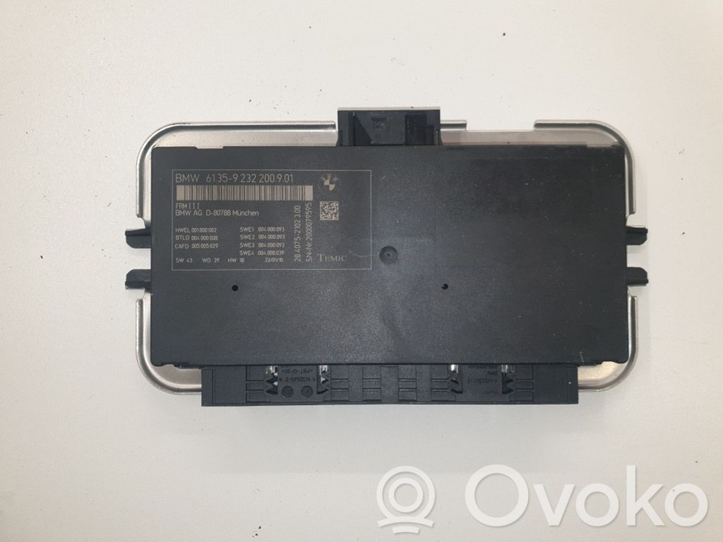 BMW 5 F10 F11 Sterownik / Moduł świateł LCM 