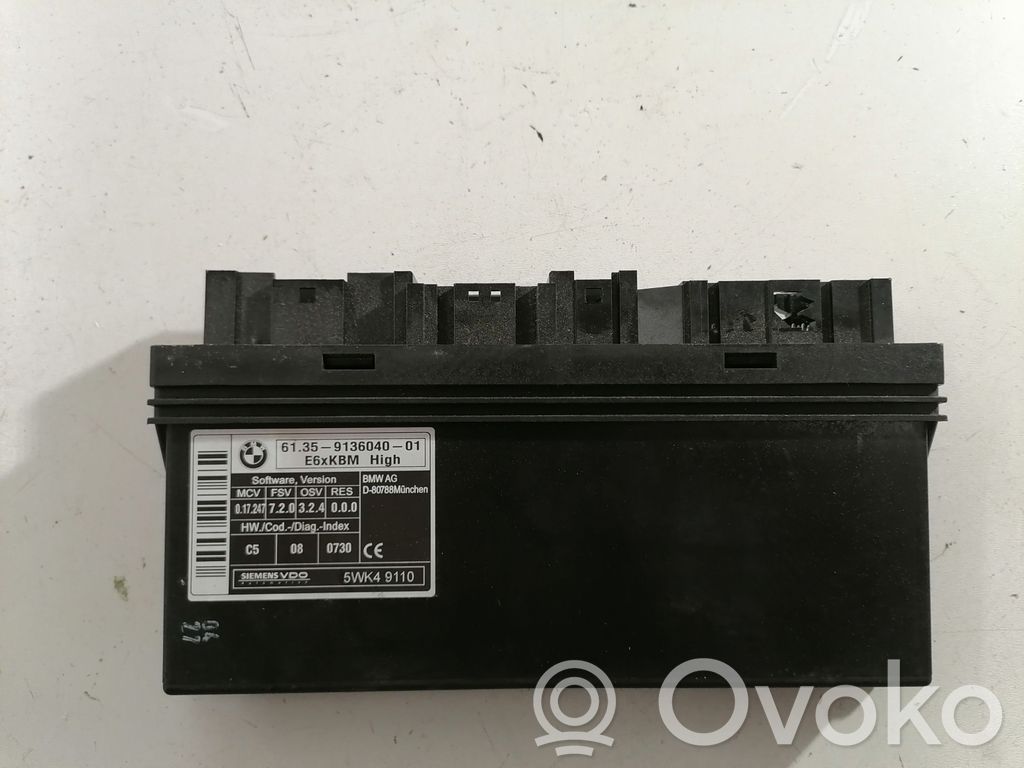 BMW 5 E60 E61 Comfort/convenience module 