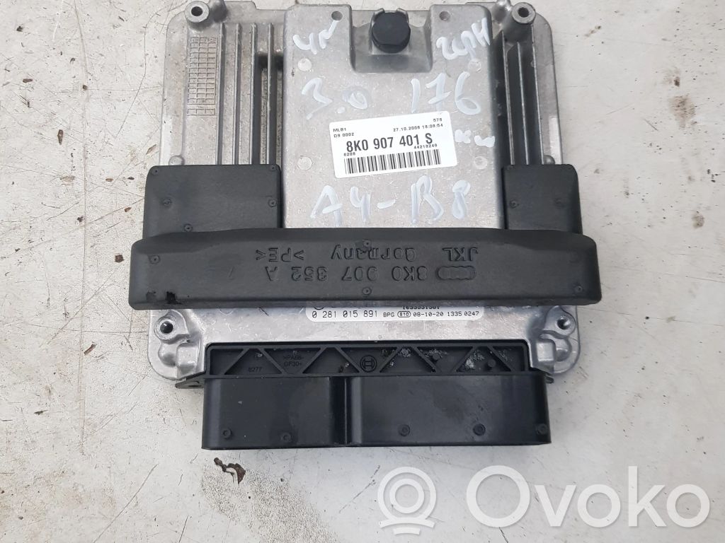 Audi A4 S4 B8 8K Engine control unit/module 