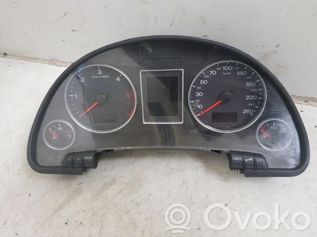 Audi A4 S4 B7 8E 8H Speedometer (instrument cluster) 