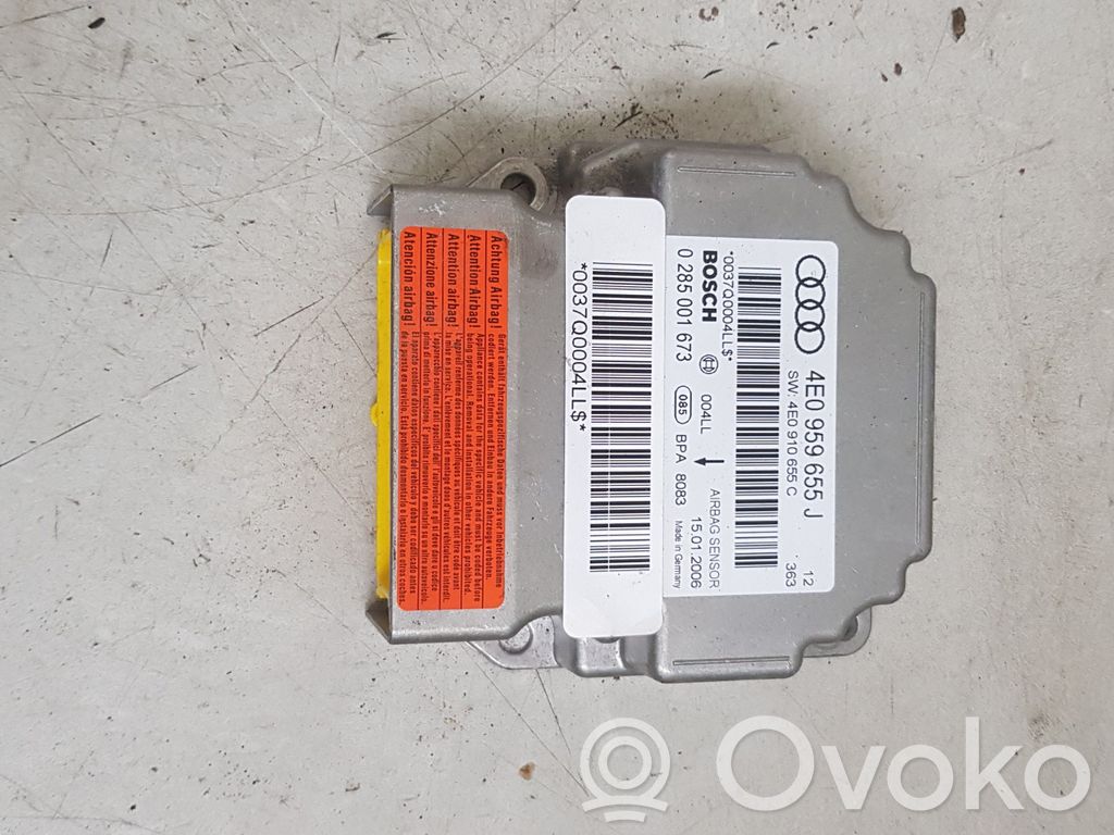Audi A8 S8 D3 4E Airbag control unit/module 