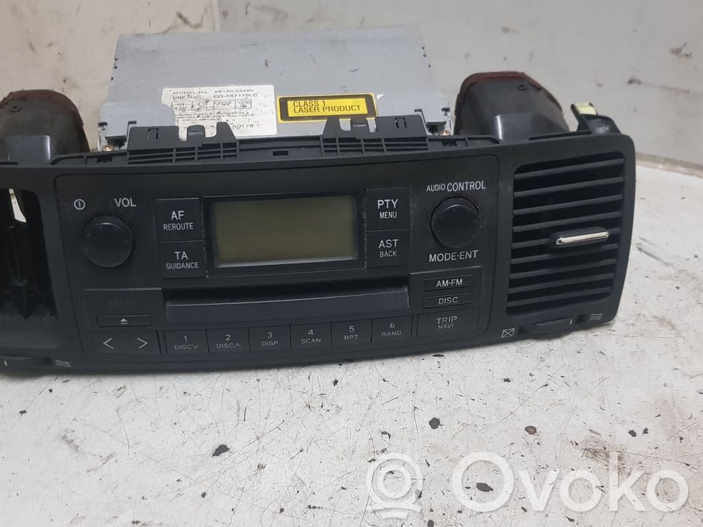 Toyota Corolla E120 E130 Unité principale radio / CD / DVD / GPS 