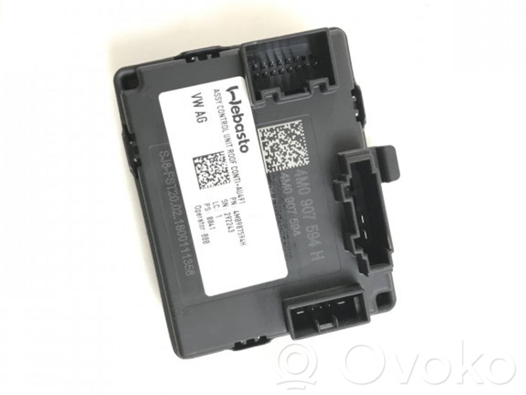 Audi A4 S4 B9 Moduł / Sterownik szyberdachu 