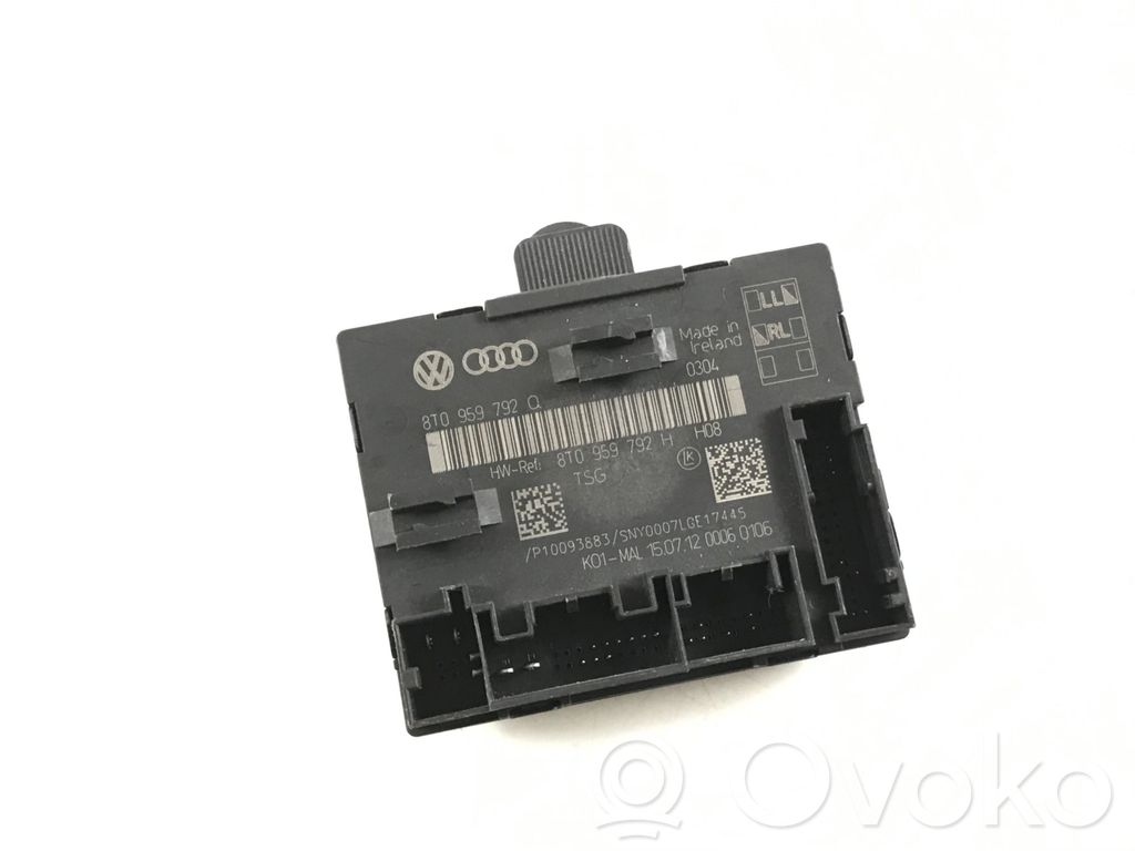 Audi A4 S4 B8 8K Unité de commande module de porte 