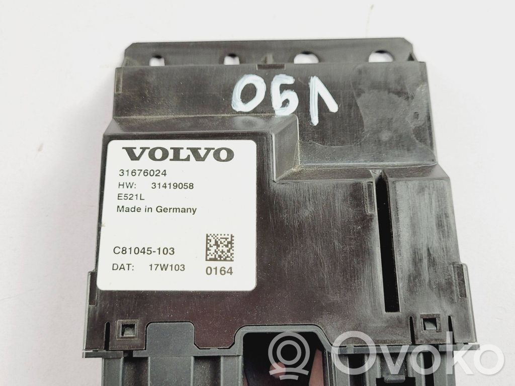 Volvo S90, V90 Tailgate/trunk control unit/module 