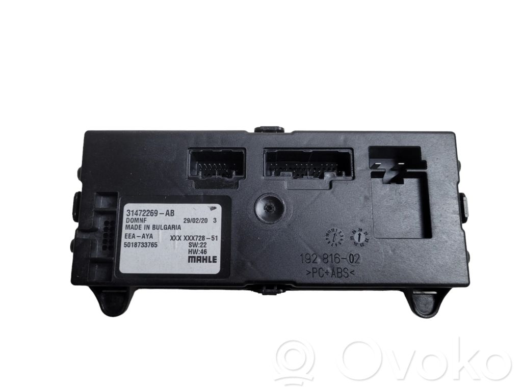 Volvo XC90 Climate control unit 