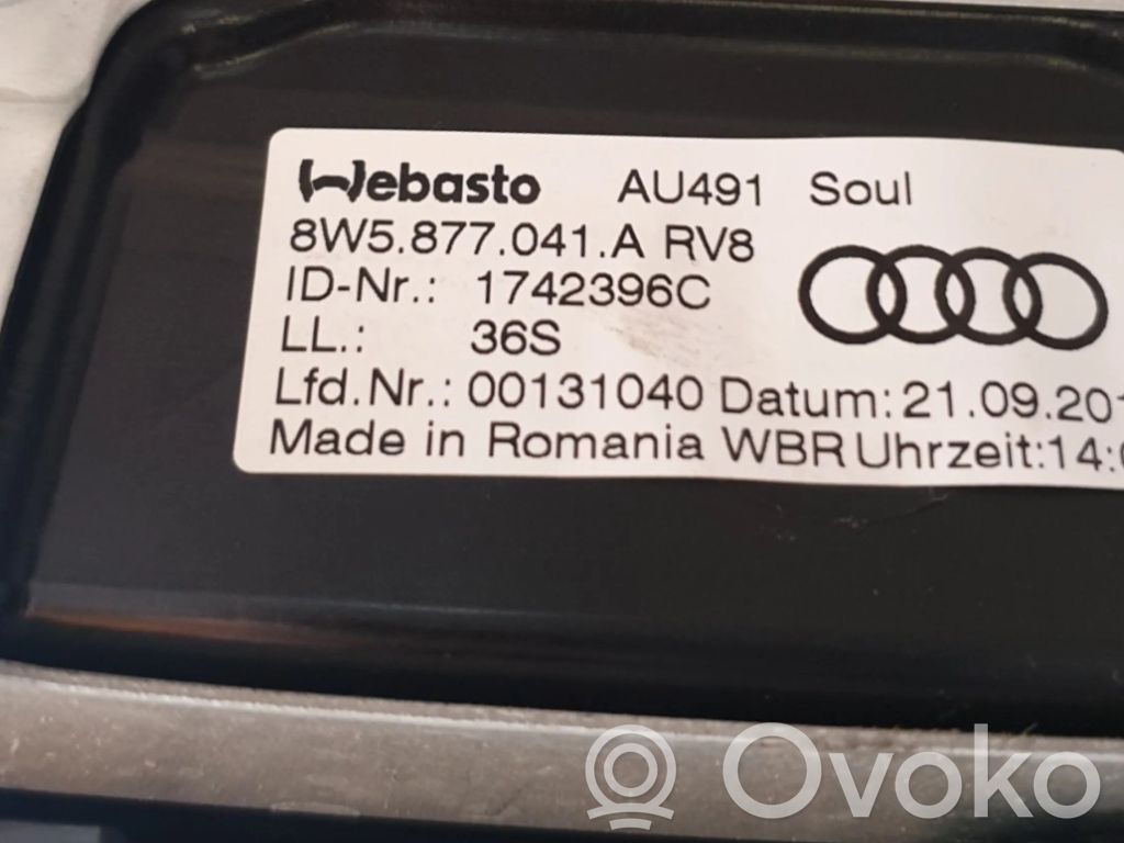 Audi A4 S4 B9 Sunroof set 