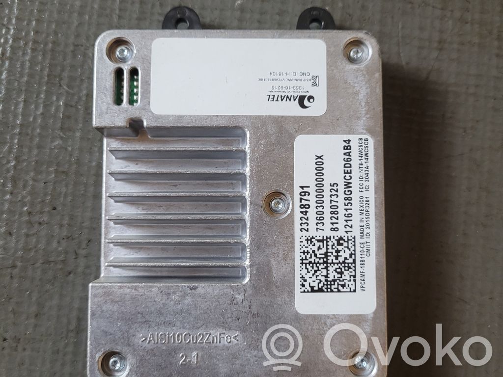 Chevrolet Camaro Wireless charging module 