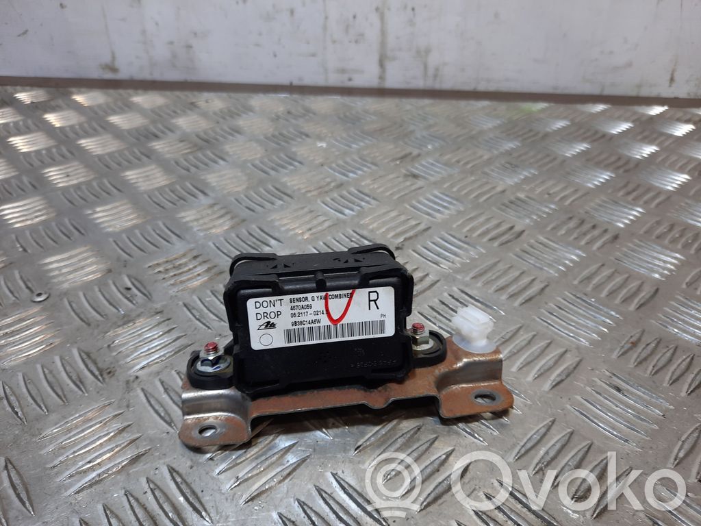 Mitsubishi Lancer Evolution ESP acceleration yaw rate sensor 