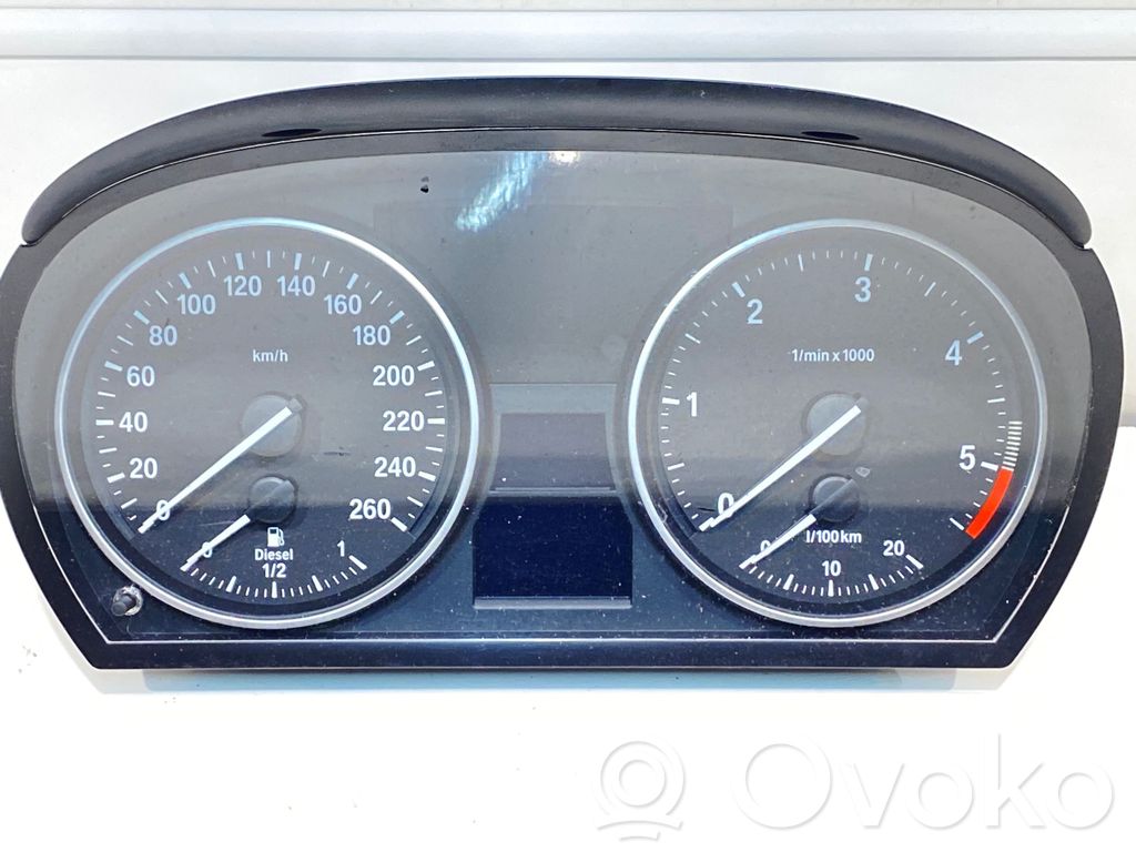 BMW 3 E90 E91 Speedometer (instrument cluster) 