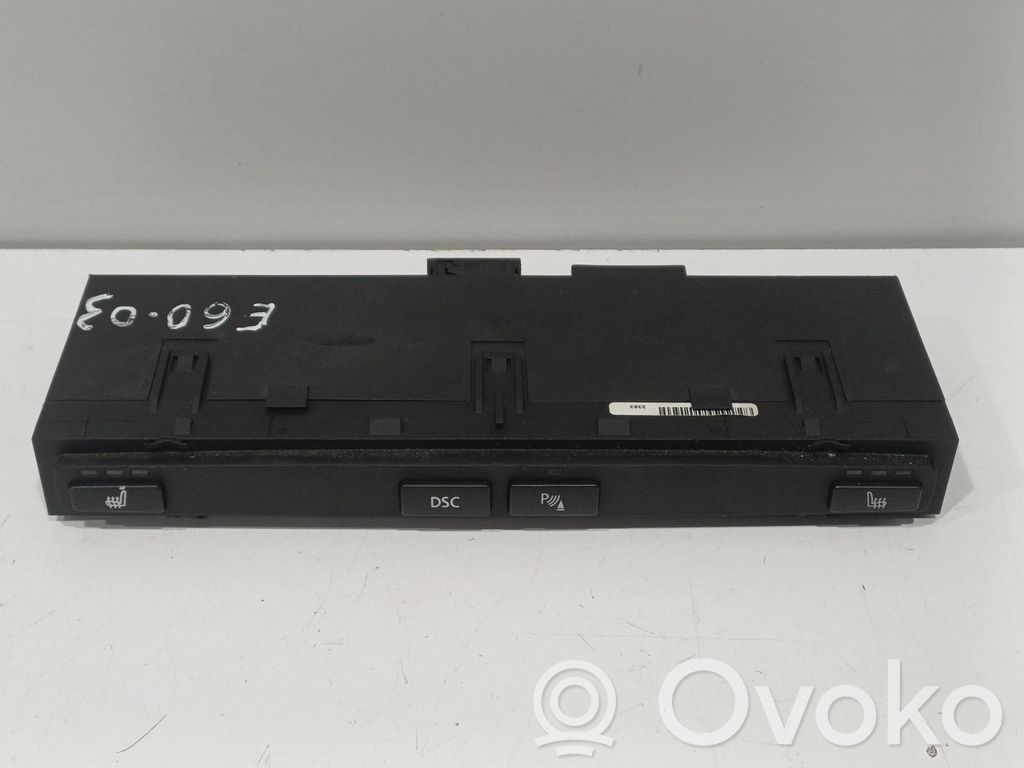 BMW 5 E60 E61 Interruptor de calefacción del asiento 