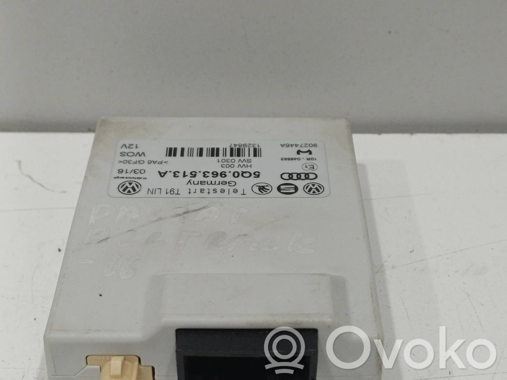 Volkswagen Passat Alltrack Unitate/modul control încălzire auxiliară 