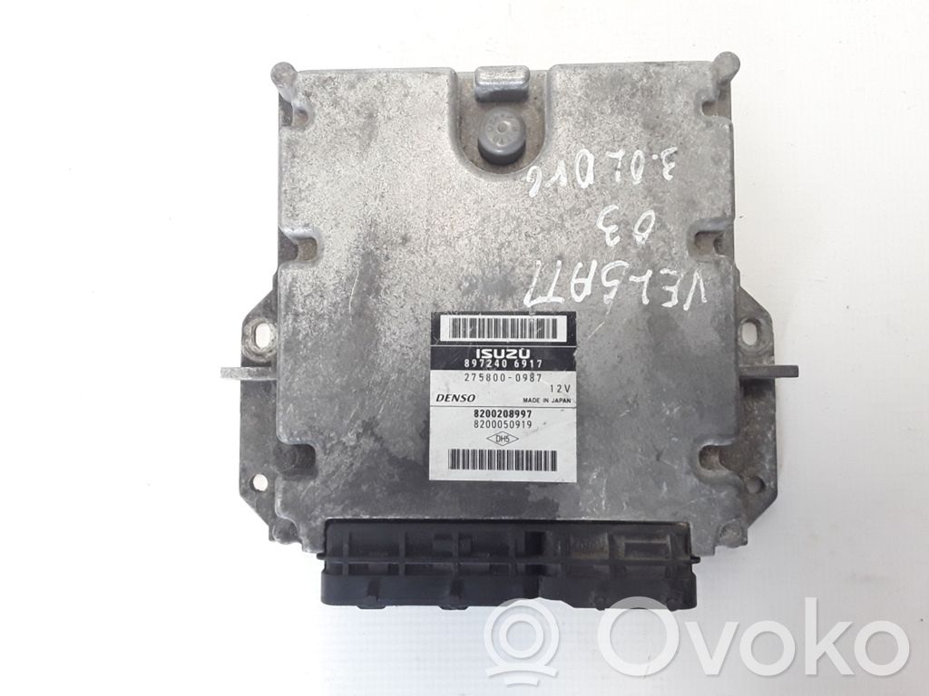 Renault Vel Satis Engine control unit/module 