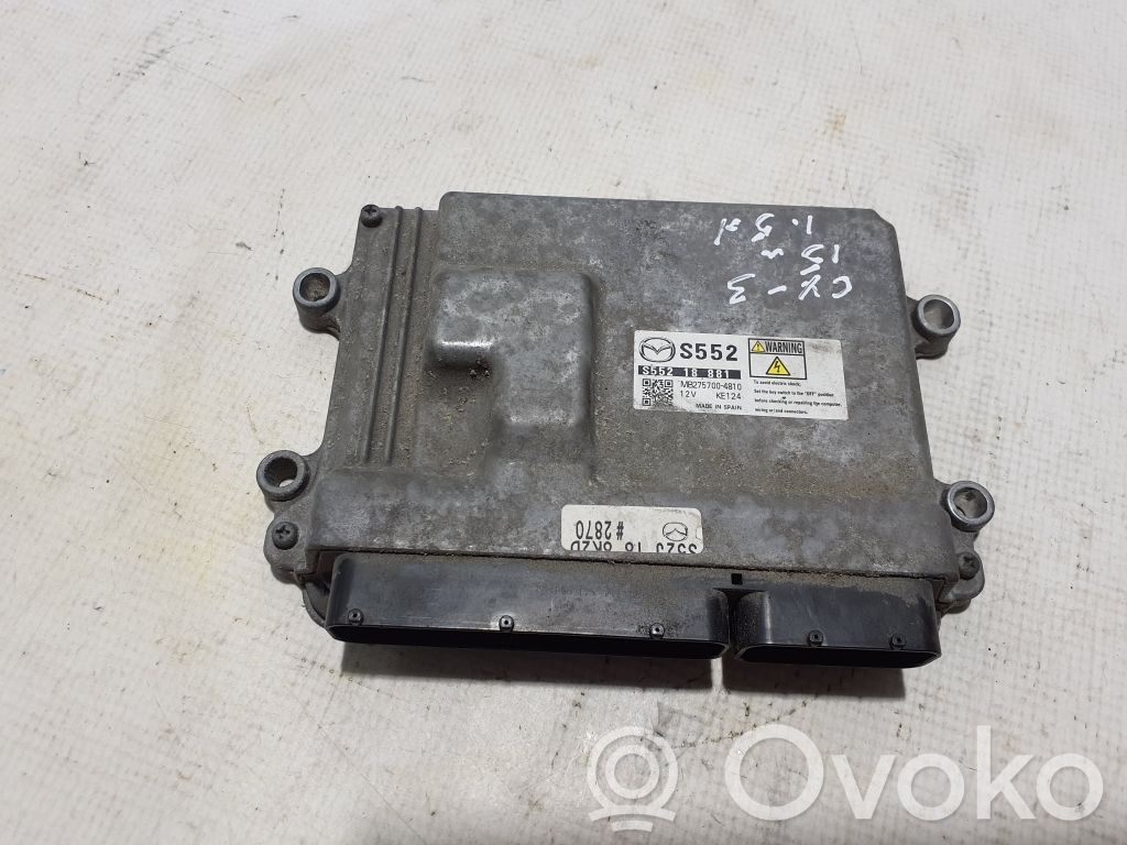 Mazda CX-3 Engine control unit/module 