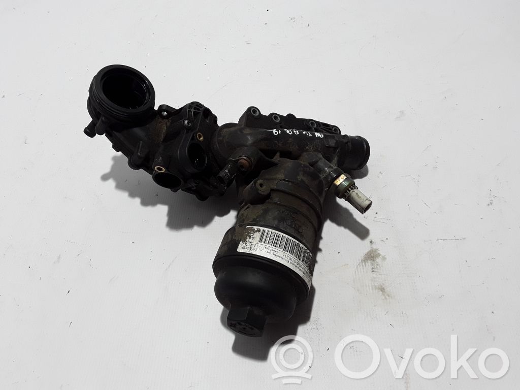 Volkswagen Touareg III Oil filter mounting bracket 