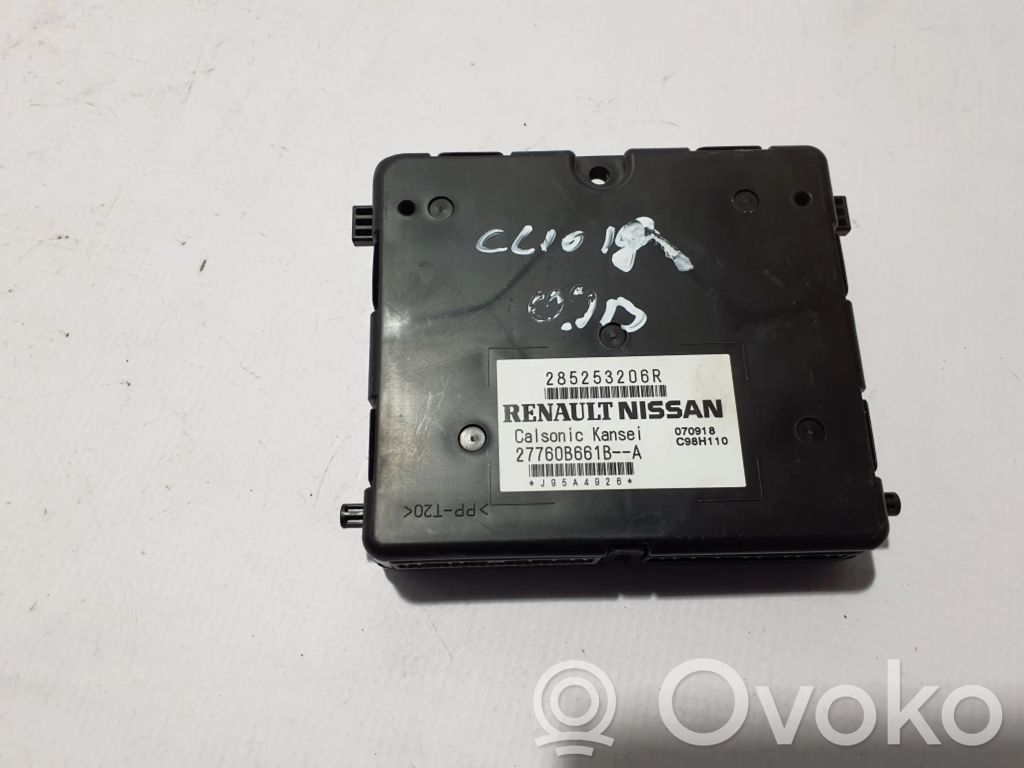 Renault Clio IV Air conditioning/heating control unit 