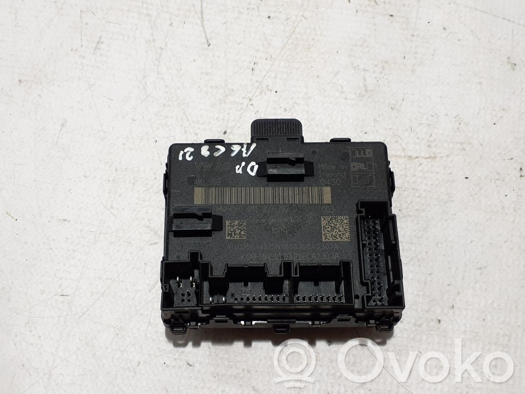 Audi A6 S6 C8 4K Door control unit/module 