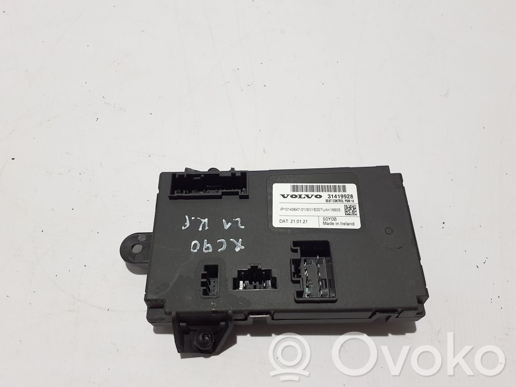 Volvo XC90 Module de commande de siège 