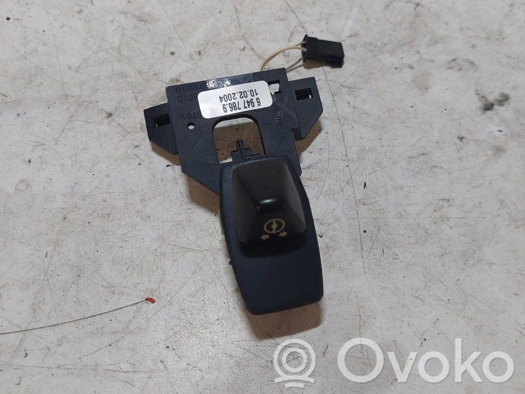 BMW 5 E60 E61 Steering wheel adjustment switch 