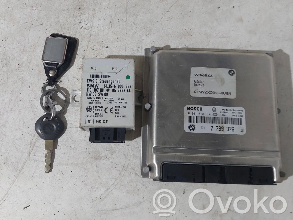 Engine ECU kit and lock set   7789426