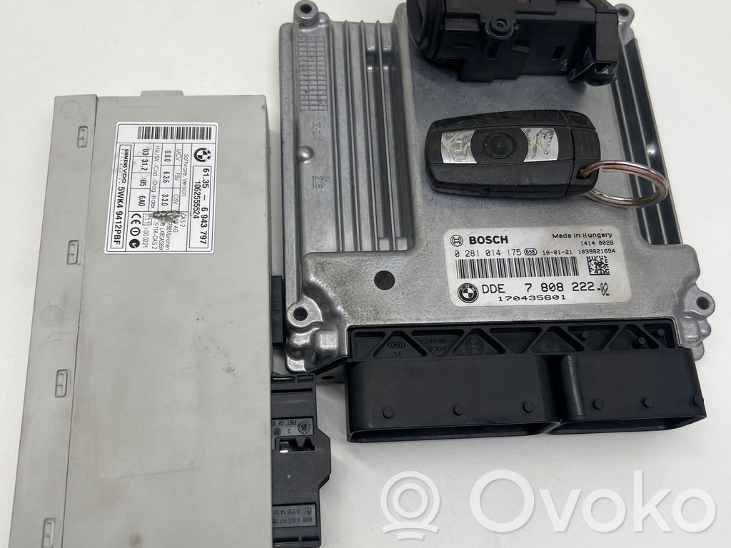 BMW 5 E60 E61 Engine ECU kit and lock set 
