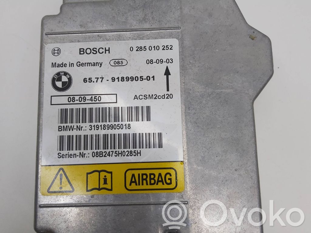 BMW X5 E70 Airbag control unit/module 
