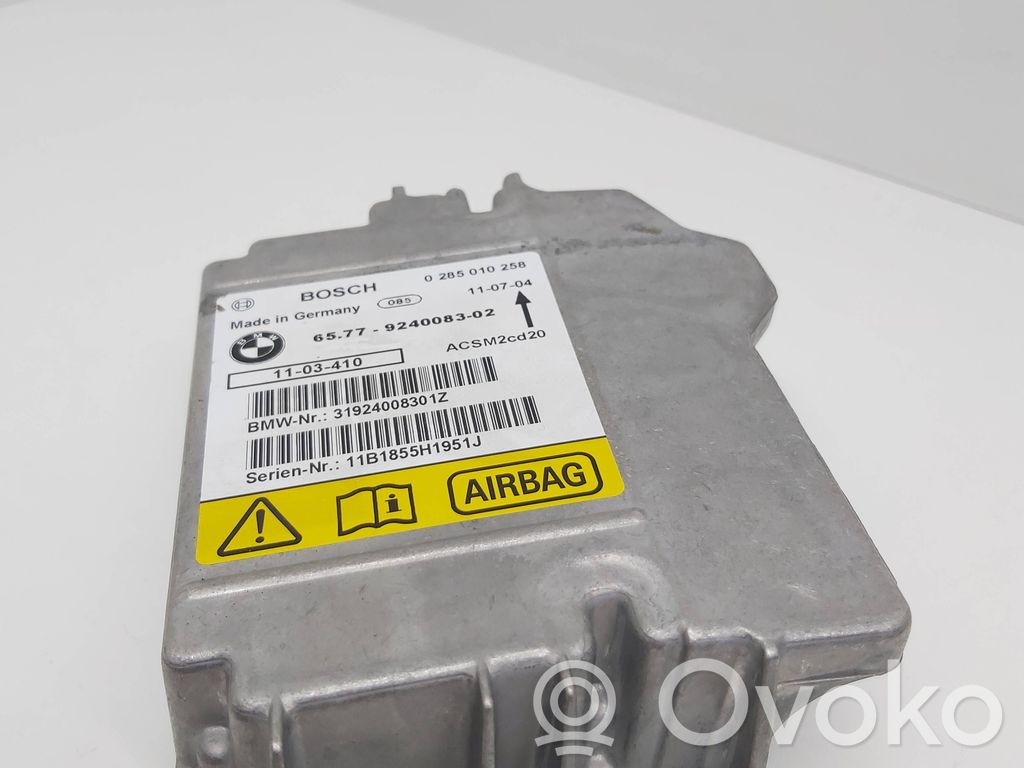 Unidad de control/módulo del Airbag   0285010258,9240083,ACSM2CG20,31924008301Z