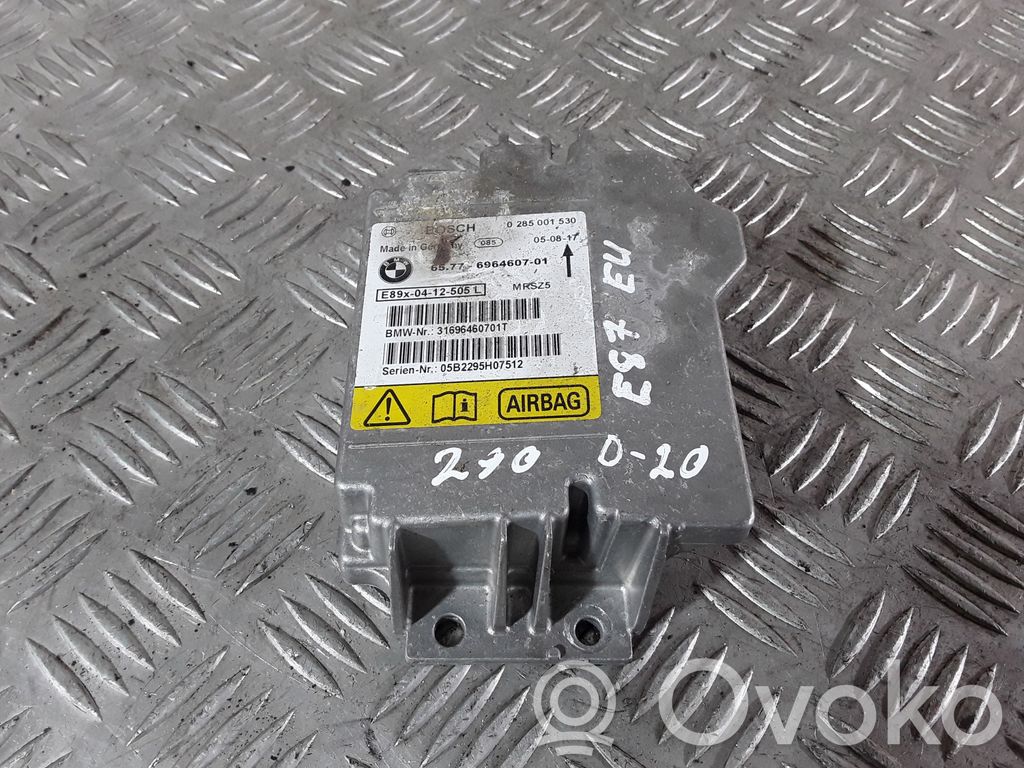 BMW 1 E81 E87 Airbag control unit/module 