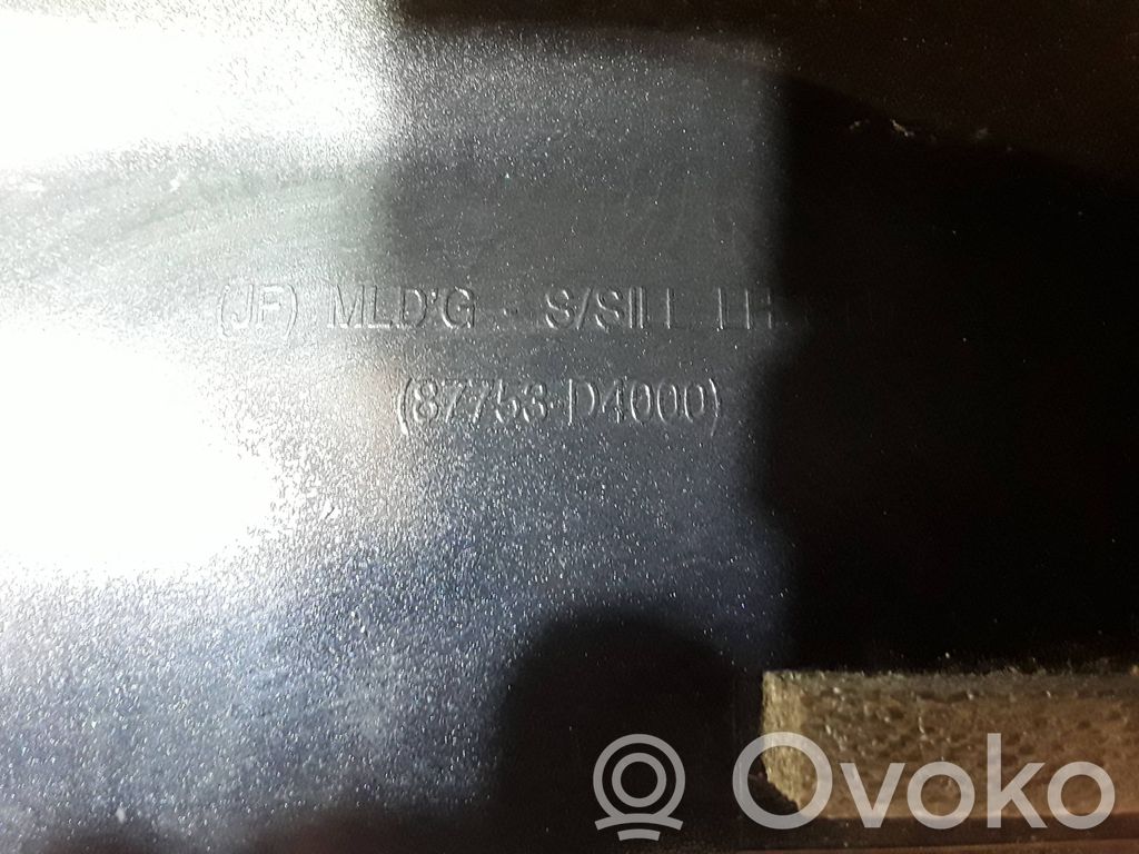 KIA Optima Priekinio slenksčio apdaila (išorinė) 