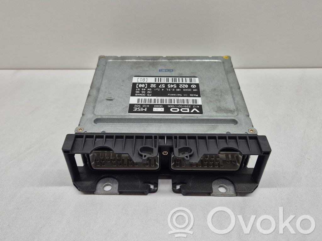 Mercedes-Benz ML W163 Unitate/modul de control motor 