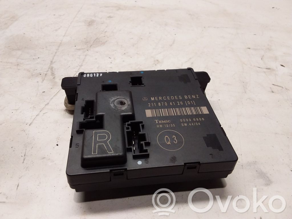 Mercedes-Benz E W211 Door control unit/module 