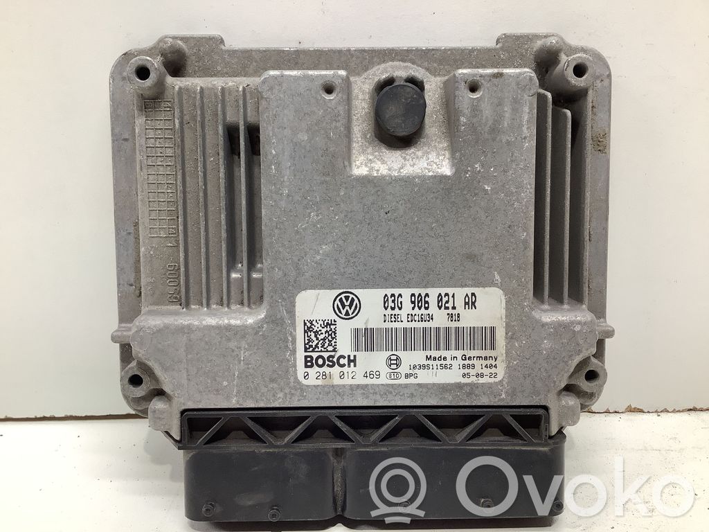 Engine control unit/module   03G906021AR,0281012469