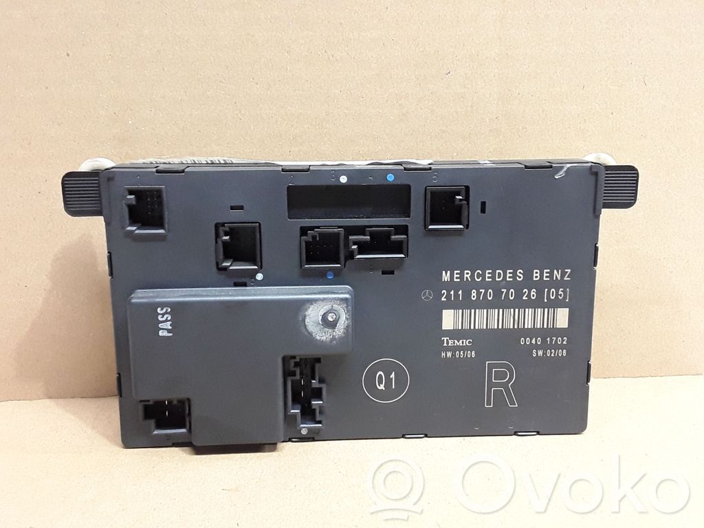 Mercedes-Benz E W211 Door control unit/module 