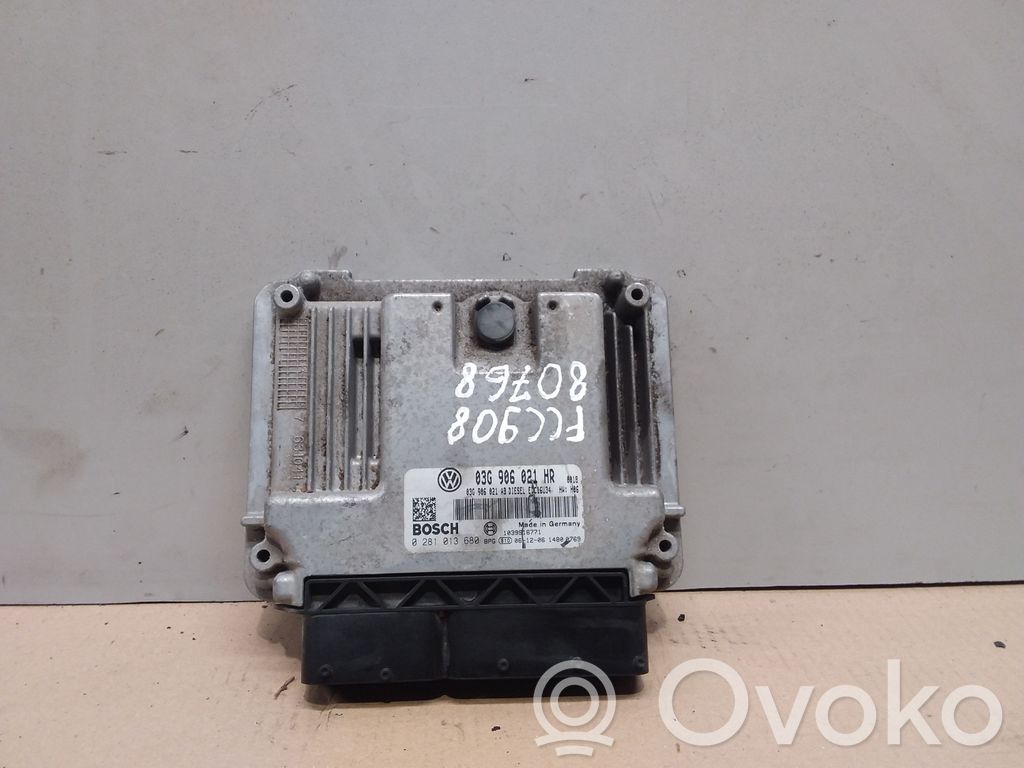 Engine control unit/module   03G906021HR,0281013680