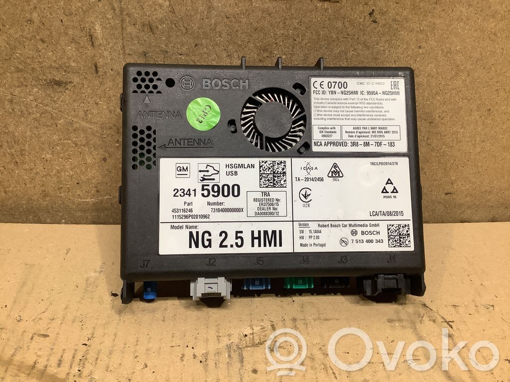 Opel Insignia A GPS navigation control unit/module 