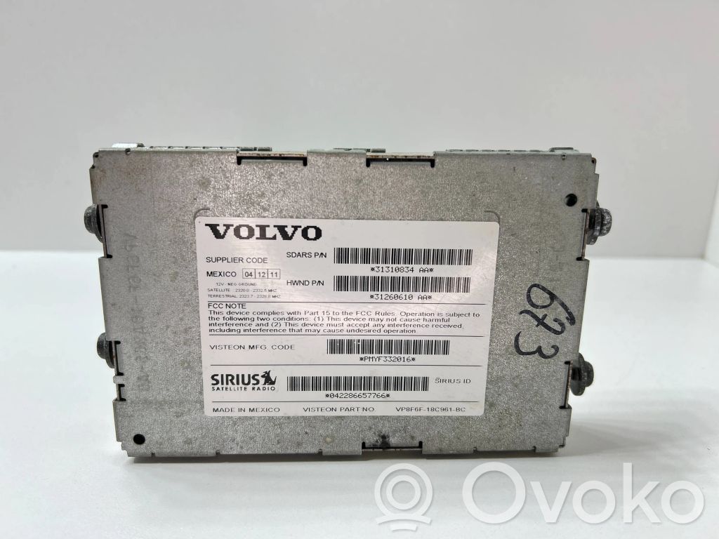 Volvo XC60 Amplificateur d'antenne 