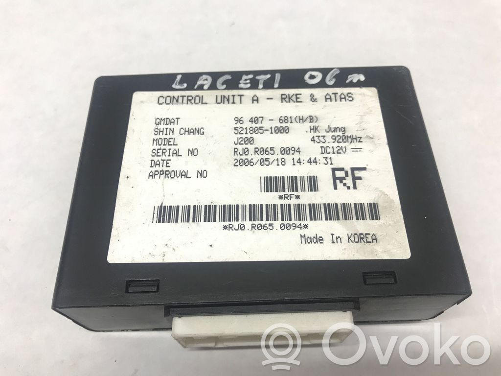 Chevrolet Lacetti Other control units/modules 