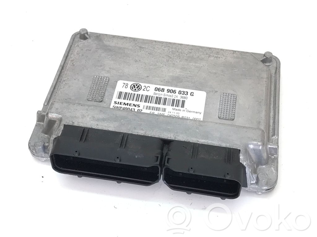 Engine control unit/module   06B906033G,5WP4004302,06B906033G,5WP4004302