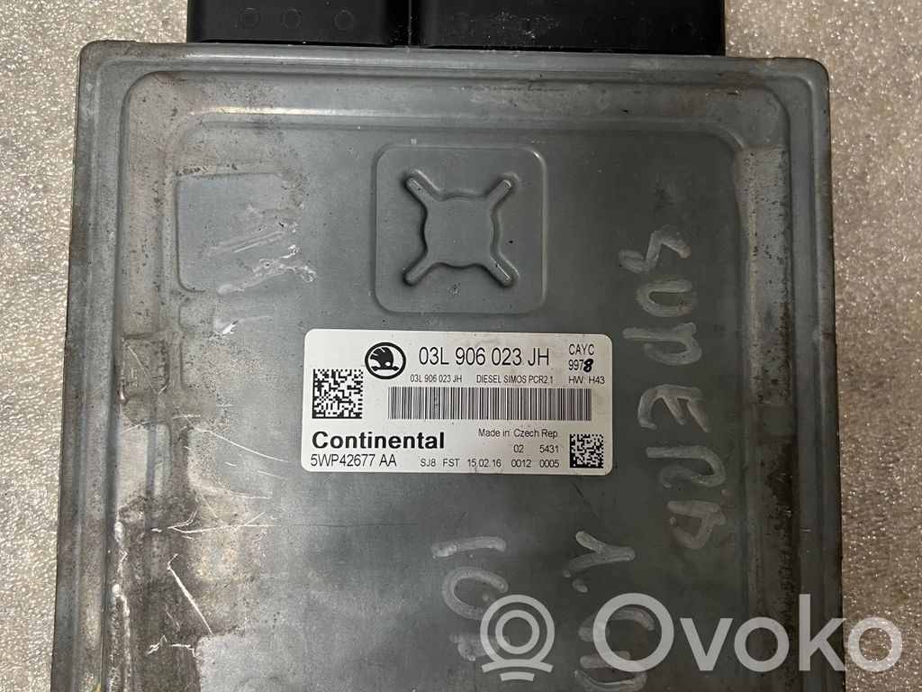 Engine control unit/module   03L906023JH,5WP42677AA