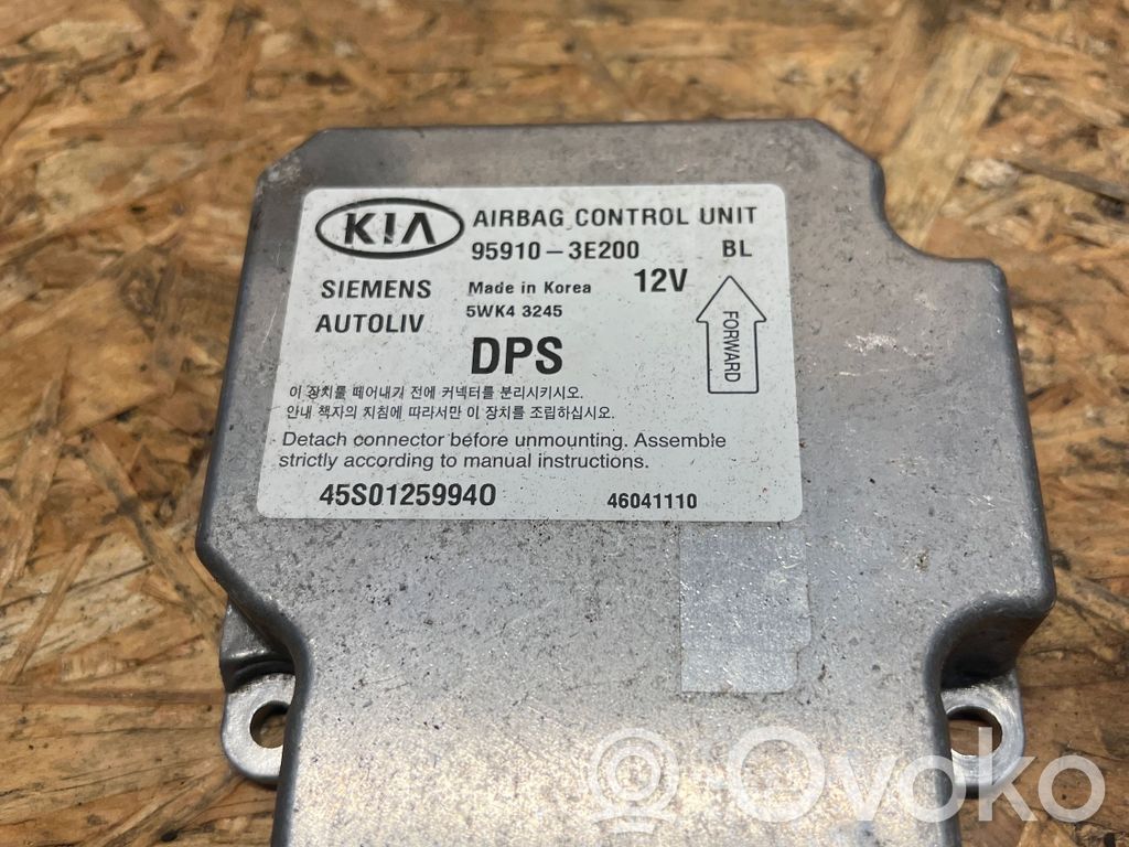 Sterownik / Moduł Airbag   959103E200,45S01259940,5WK43245