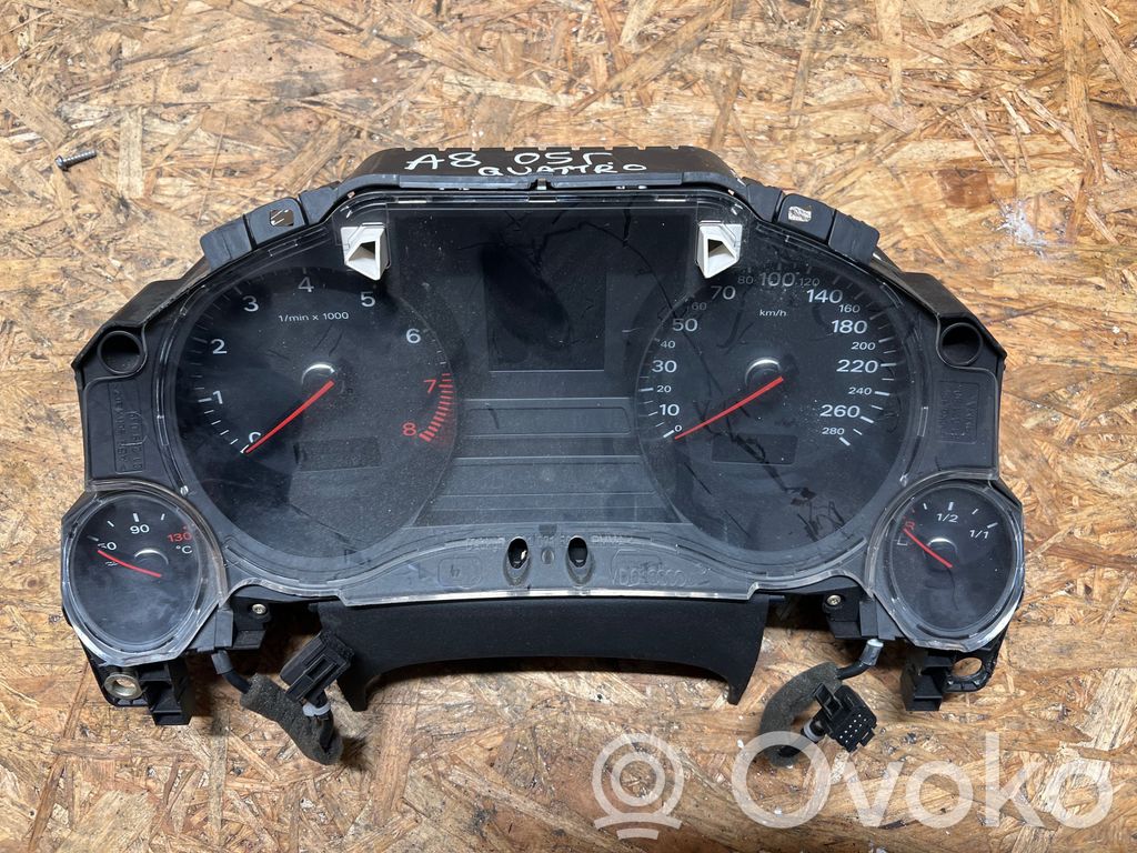 Audi A8 S8 D3 4E Speedometer (instrument cluster) 