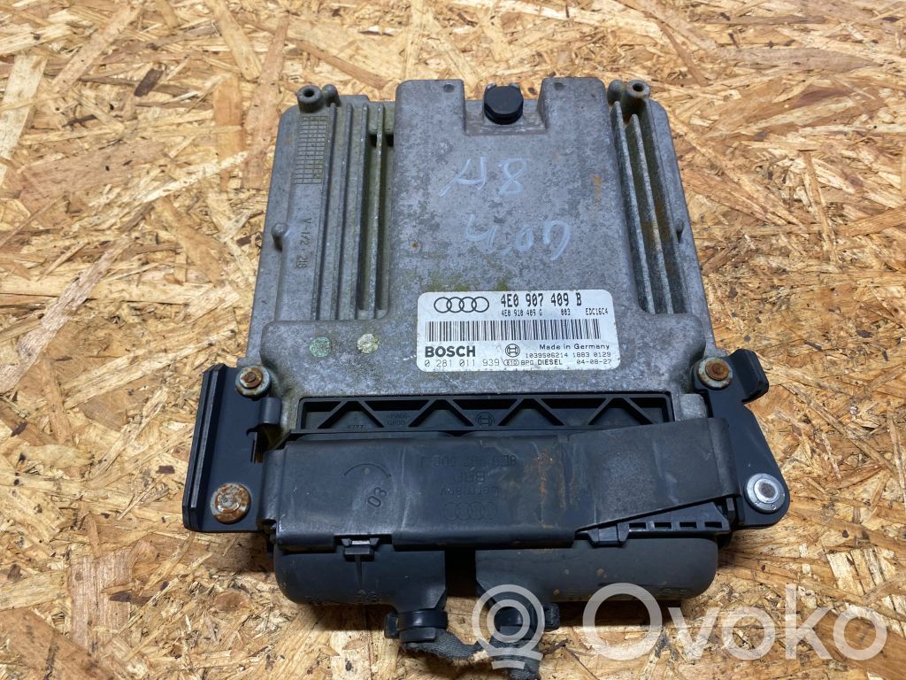 Moottorin ohjainlaite/moduuli   4E0907409B,4E0910409G,1039S06214