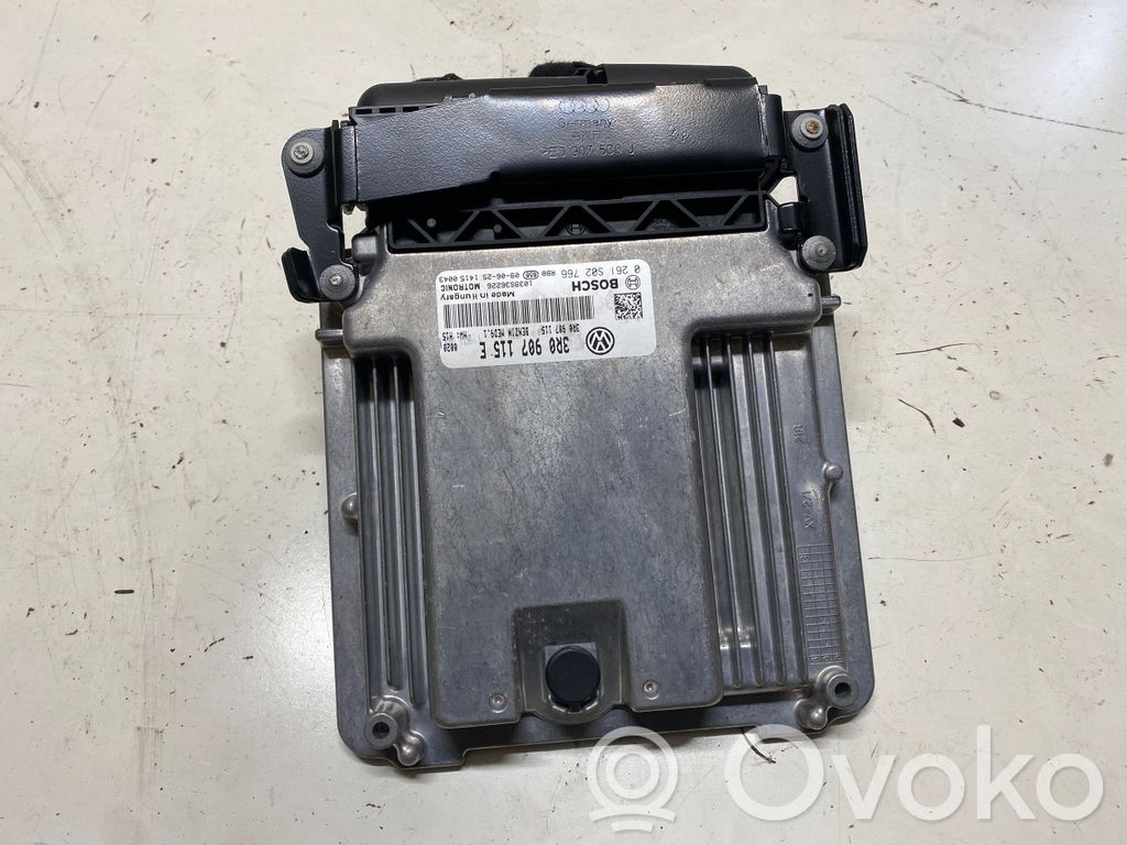 Engine control unit/module ECU   3R0907115E,0261S02766,3R0907115