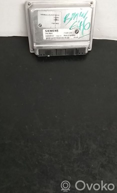 Engine control unit/module   7500255,5WK9037,CENTRALINADOMOTOR